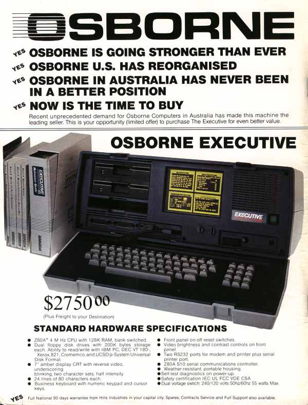 Resultado de imagen de Osborne Computer Corporation