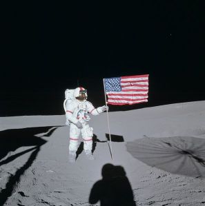 Shepard on the Moon